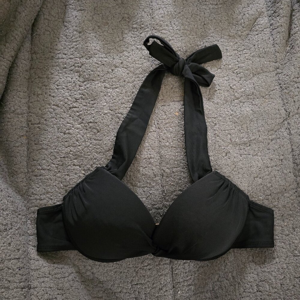 Black bikini top